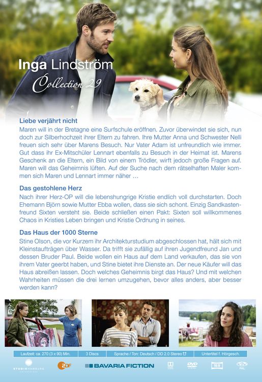 Produktbild: Inga Lindstr&ouml;m Collection 29 [3 DVDs]