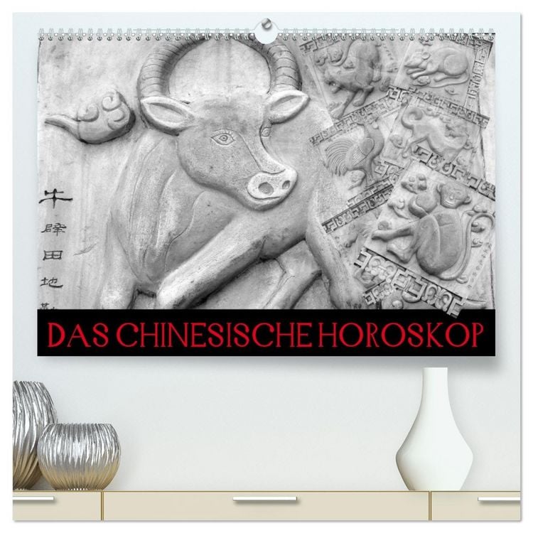 Produktbild: Das Chinesische Horoskop / Geburtstagskalender (hochwertiger Premium Wandkalender 2026 DIN A2 quer), Kunstdruck in Hochglanz