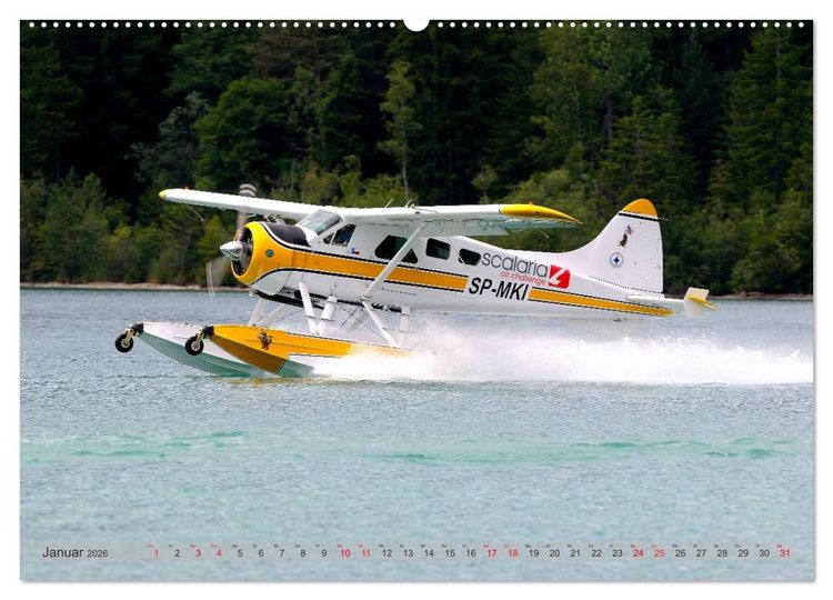 Produktbild: Wasserflugzeuge - Fliegende Exoten (hochwertiger Premium Wandkalender 2026 DIN A2 quer), Kunstdruck in Hochglanz