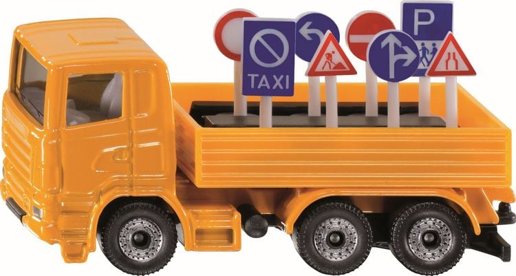 Produktbild: Siku 1322 LKW mit Verkehrszeichen