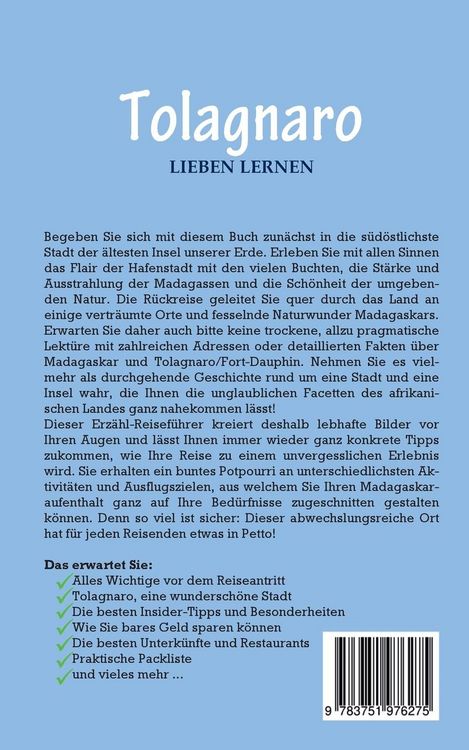 Produktbild: Tolagnaro lieben lernen: Der perfekte Reisef&uuml;hrer f&uuml;r einen unvergesslichen Aufenthalt in Tolagnaro inkl. Insider-Tipps und Packliste