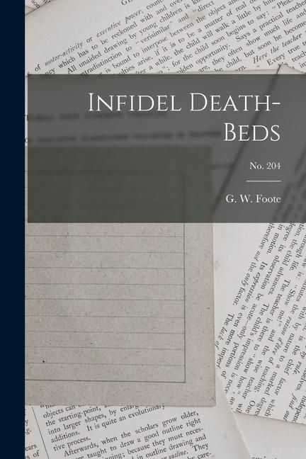 Produktbild: Infidel Death-beds; no. 204