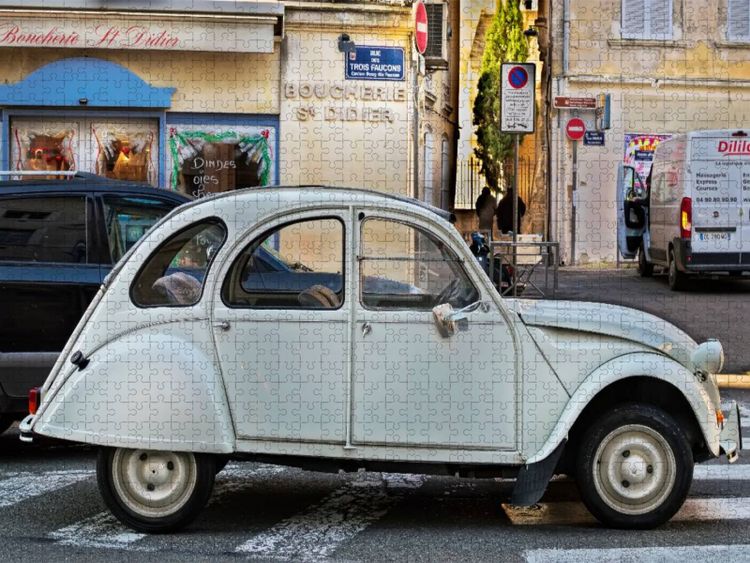 Produktbild: CALVENDO Puzzle Ein Motiv aus dem Kalender Citro&euml;n 2CV - die Ente | 1000 Teile Lege-Gr&ouml;&szlig;e 64x48cm Foto-Puzzle f&uuml;r gl&uuml;ckliche Stunden