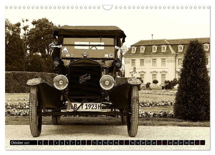 Produktbild: Klassische Automobile (Wandkalender 2027 DIN A3 quer), CALVENDO Monatskalender