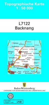 Produktbild: Backnang 1 : 50 000