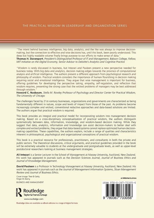 Produktbild: Wisdom, Analytics and Wicked Problems