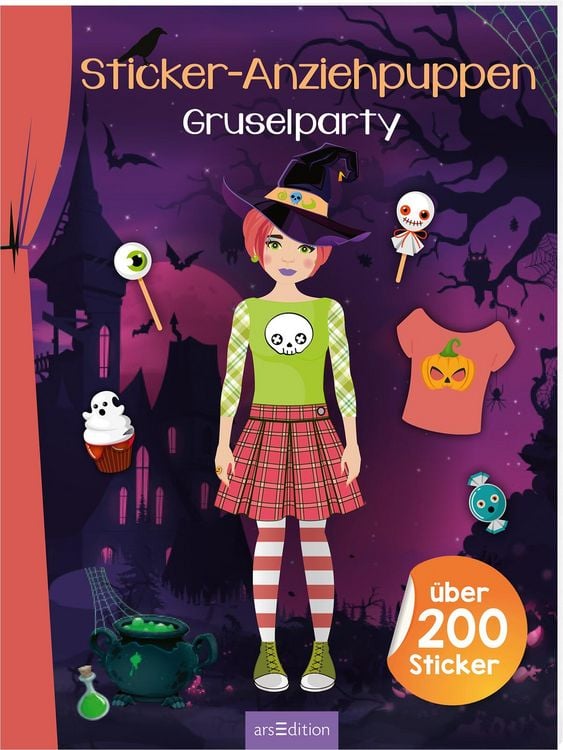 Produktbild: Sticker-Anziehpuppen &ndash; Gruselparty