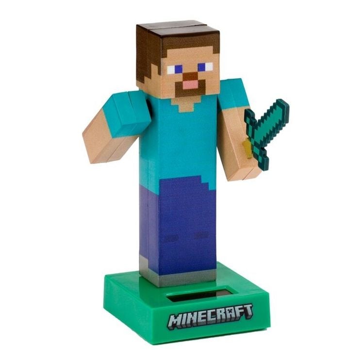 Produktbild: Minecraft Steve Solar Pal Wackelfigur