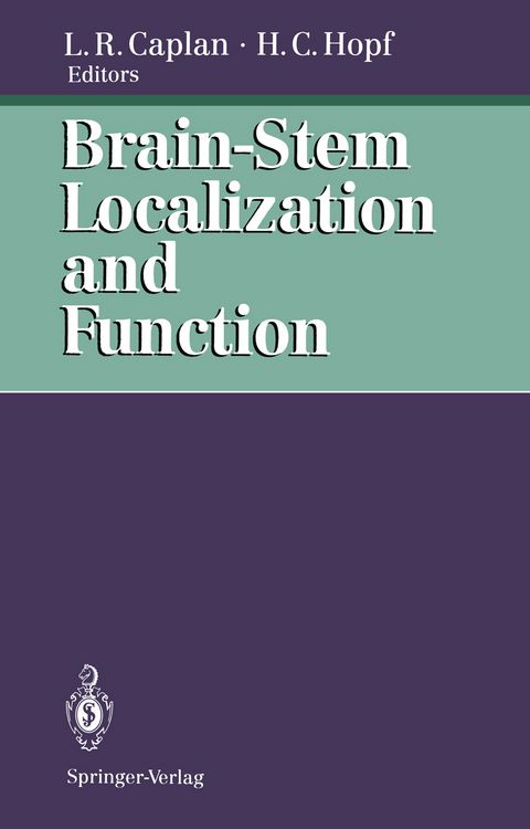 Produktbild: Brain-Stem Localization and Function