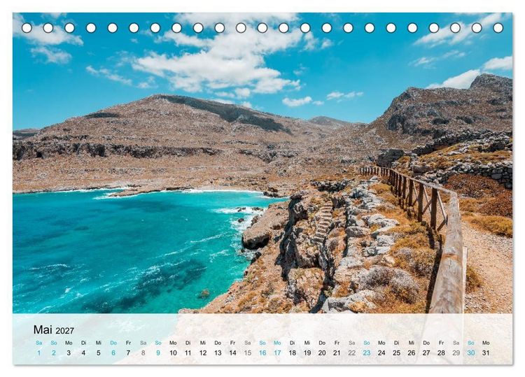 Produktbild: Insel Karpathos - Inselsch&ouml;nheit des Dodekanes (Tischkalender 2027 DIN A5 quer), CALVENDO Monatskalender