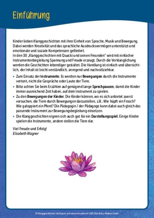 Produktbild: Klanggeschichten mit Quacki und seinen Freunden