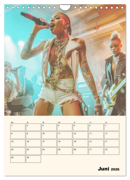 Produktbild: Punkerg&ouml;ren - In Aktion (Wandkalender 2026 DIN A4 hoch), CALVENDO Monatskalender