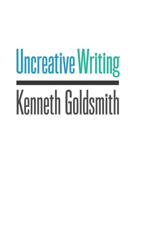 Produktbild: Uncreative Writing