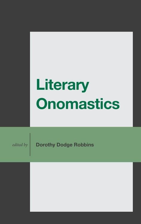 Produktbild: Literary Onomastics
