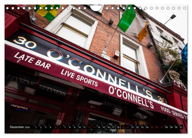 Produktbild: Dublin (Wandkalender 2026 DIN A4 quer), CALVENDO Monatskalender