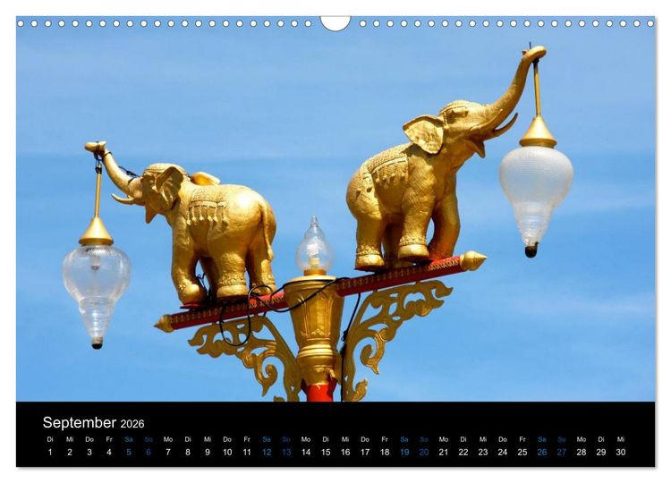 Produktbild: Erlebe Thailand (Wandkalender 2026 DIN A3 quer), CALVENDO Monatskalender