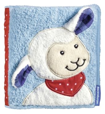 Produktbild: Mein kuschelweiches Sch&auml;fchen-Buch, Stoffbuch. Mon livre douillet mouton. Il mio libro 'Pecorello'