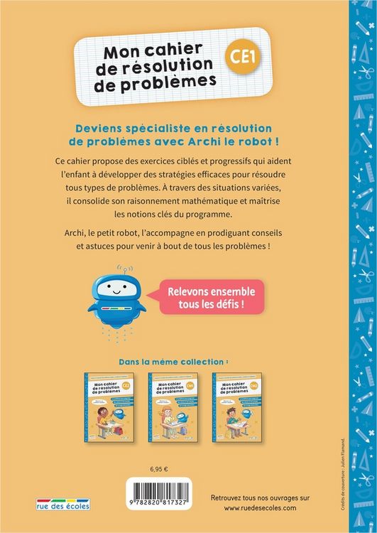 Produktbild: Mon cahier de r&eacute;solution de probl&egrave;mes, CE1