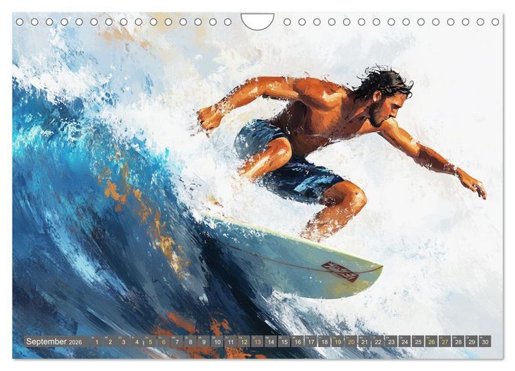 Produktbild: Kunst des Sports (Wandkalender 2026 DIN A4 quer), CALVENDO Monatskalender