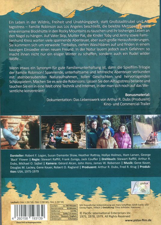 Produktbild: Die Abenteuer der Familie Robinson in der Wildnis - Komplettbox [3 DVDs]