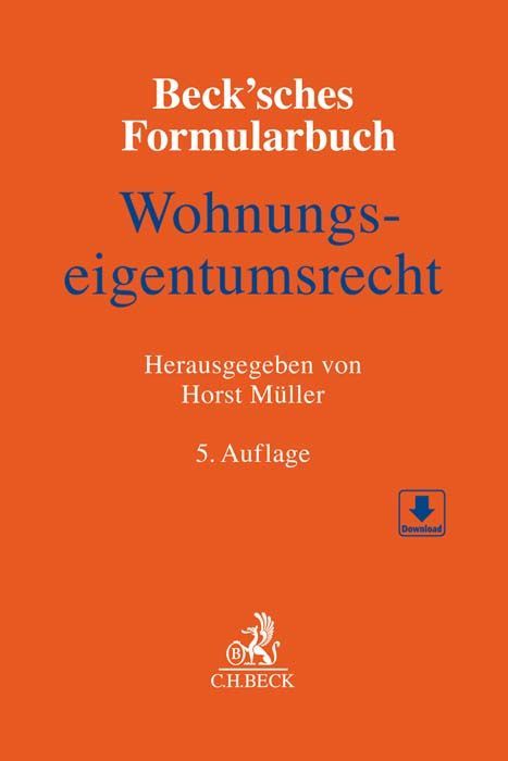 Produktbild: Beck'sches Formularbuch Wohnungseigentumsrecht
