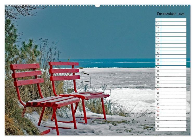Produktbild: Ostseebad Boltenhagen - Sehnsuchtsort an der Ostsee (hochwertiger Premium Wandkalender 2026 DIN A2 quer), Kunstdruck in Hochglanz