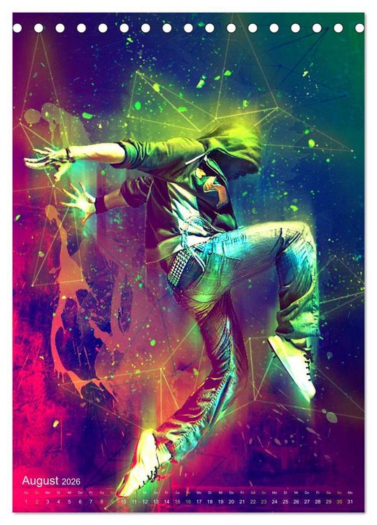 Produktbild: Streetdance - Dynamik pur (Tischkalender 2026 DIN A5 hoch), CALVENDO Monatskalender