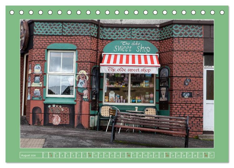 Produktbild: IRLAND - Die sch&ouml;nsten Fassadenmalereien (Tischkalender 2026 DIN A5 quer), CALVENDO Monatskalender