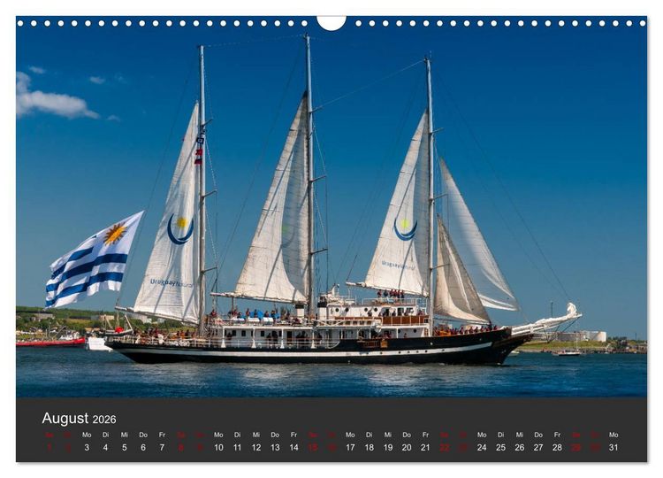Produktbild: Windjammer-Regatta - Tall Ships Atlantic Challenge (Wandkalender 2026 DIN A3 quer), CALVENDO Monatskalender