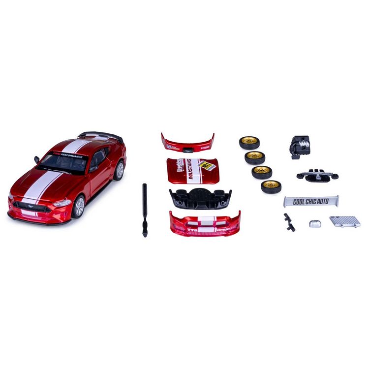 Produktbild: Ford Mustang GT Diecast 1:42 rot 2in1