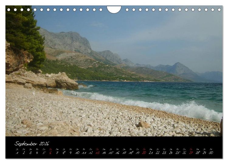 Produktbild: Kroatiens K&uuml;ste (Wandkalender 2026 DIN A4 quer), CALVENDO Monatskalender