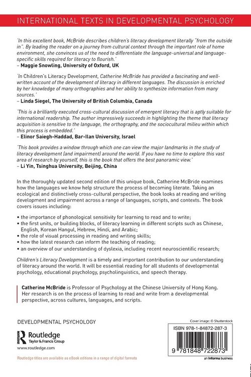 Produktbild: Mcbride, C: Children's Literacy Development
