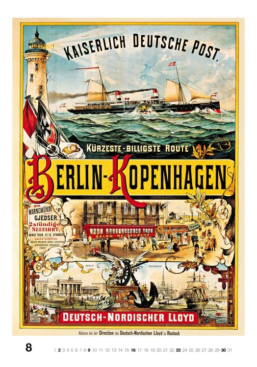 Produktbild: Historische Schiffsplakate 2026