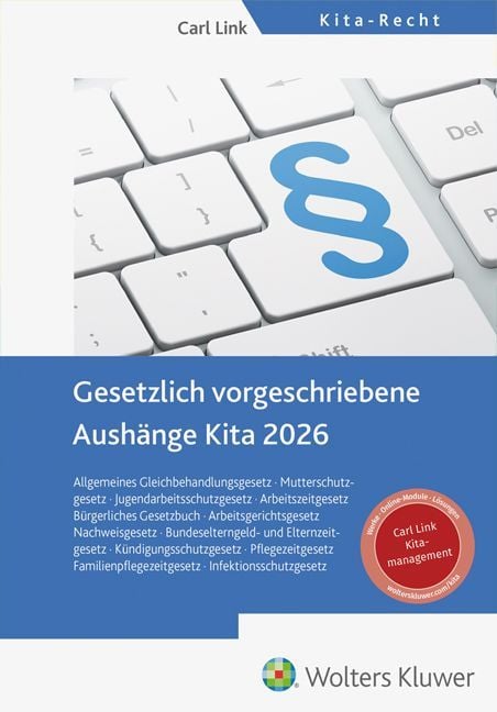 Produktbild: Gesetzlich vorgeschriebene Aush&auml;nge Kita 2026