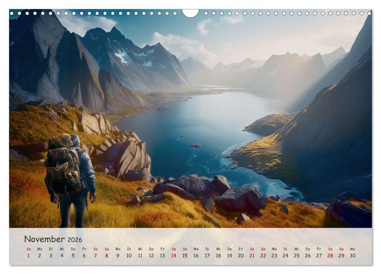 Produktbild: Die Stille des Nordens (Wandkalender 2026 DIN A3 quer), CALVENDO Monatskalender