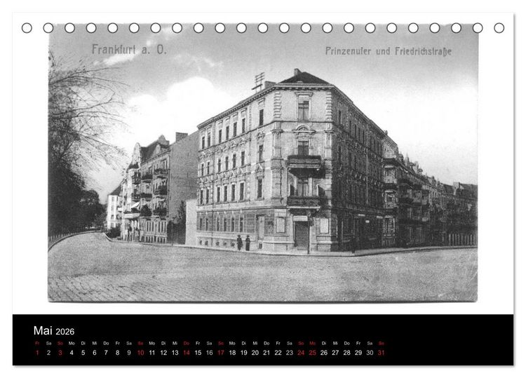 Produktbild: FFO-Geschichten. Historische Ansichtskarten aus Frankfurt (Oder) (Tischkalender 2026 DIN A5 quer), CALVENDO Monatskalender
