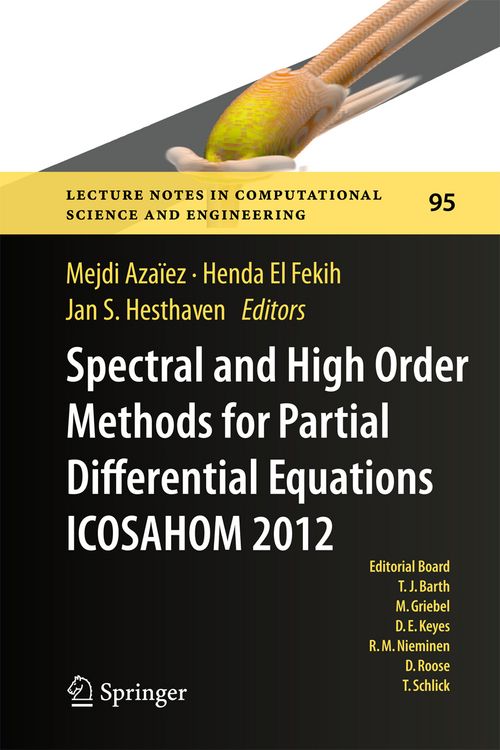 Produktbild: Spectral and High Order Methods for Partial Differential Equations - ICOSAHOM 2012