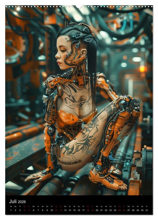 Produktbild: CYBER SISTERS (hochwertiger Premium Wandkalender 2026 DIN A2 hoch), Kunstdruck in Hochglanz