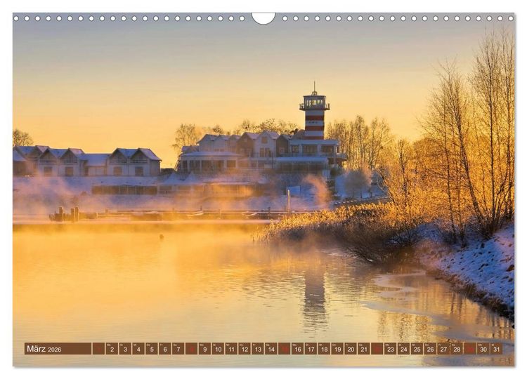 Produktbild: Lausitzer Seenland - Junge Urlaubsregion mit einzigartiger Wasserlandschaft (Wandkalender 2026 DIN A3 quer), CALVENDO Monatskalender