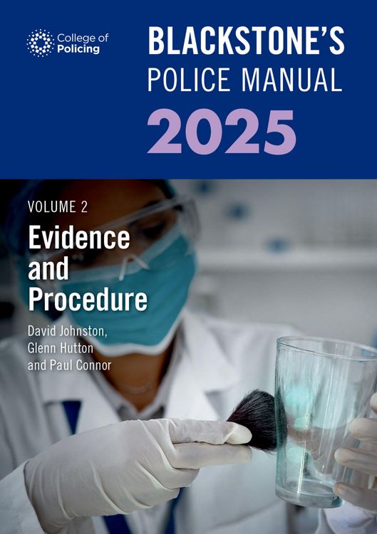 Produktbild: Blackstone's Police Manual Volume 2: Evidence and Procedure 2025