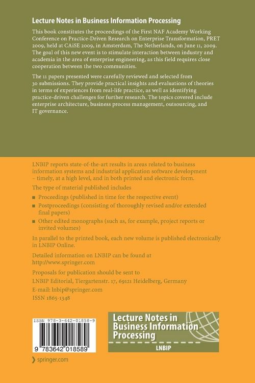 Produktbild: Advances in Enterprise Engineering II