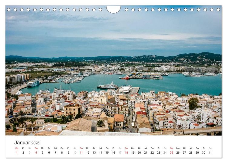 Produktbild: Ibiza & Formentera (Wandkalender 2026 DIN A4 quer), CALVENDO Monatskalender