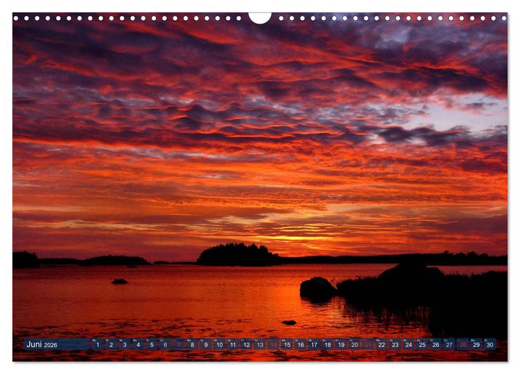 Produktbild: Suomi &ndash; Finnland (Wandkalender 2026 DIN A3 quer), CALVENDO Monatskalender