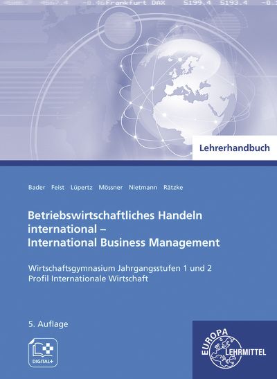 Produktbild: Lehrerhandbuch zu 95350 Betriebswirtschaftliches Handeln international