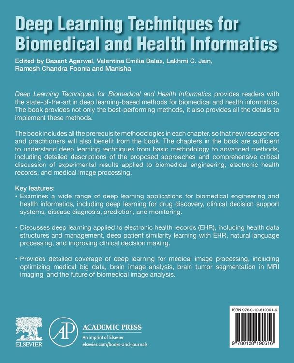 Produktbild: Deep Learning Techniques for Biomedical and Health Informatics