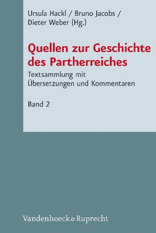 Produktbild: Quellen zur Geschichte des Partherreiches