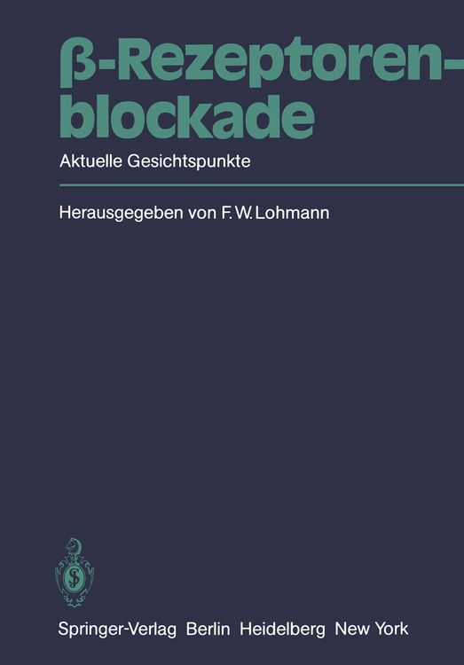 Produktbild: &Beta;-Rezeptorenblockade