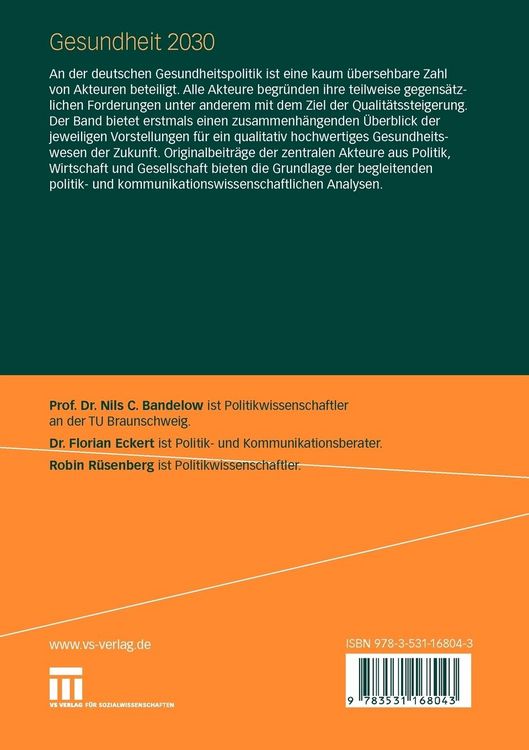 Produktbild: Gesundheit 2030