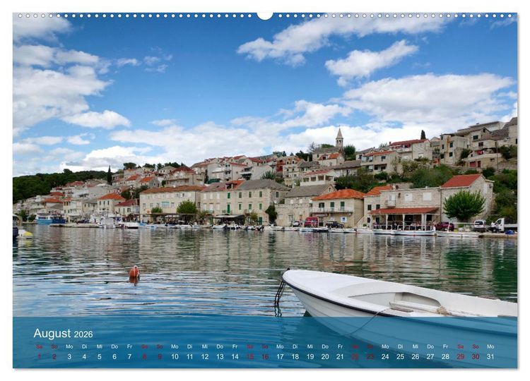 Produktbild: Dalmatien - Stille Orte (Wandkalender 2026 DIN A2 quer), CALVENDO Monatskalender