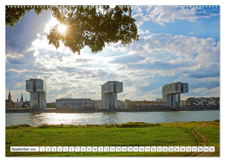 Produktbild: K&ouml;ln - Facetten einer Stadt (hochwertiger Premium Wandkalender 2026 DIN A2 quer), Kunstdruck in Hochglanz